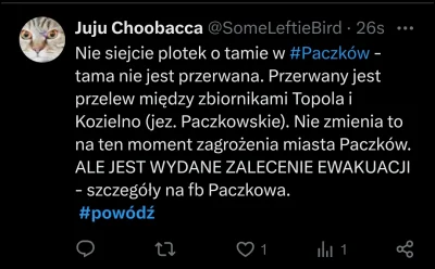 CH3j - Przerwana zapora w Paczkowie
#powodz