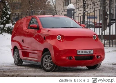 Zjadlem_Babcie - Piękno rosyjskiej motoryzacji. Oto Amber, pierwszy samochód elektryc...