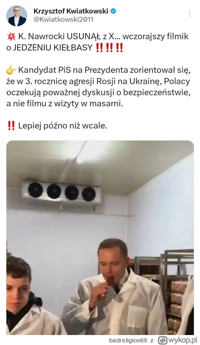 badreligion66 - #polityka Ta kampania będzie porównywana za parę lat do tej Komorowsk...