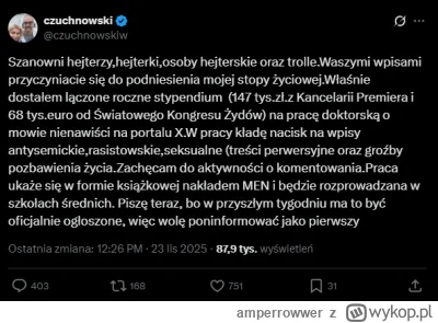 amperrowwer - Zajebiście jest żyć ze świadomością, że państwowe pieniądze są dobrze w...