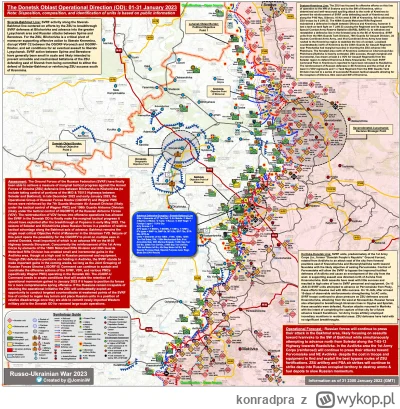 konradpra - Mapa  (opis sytuacji na froncie w załączniku do Twittera) układu sił i je...