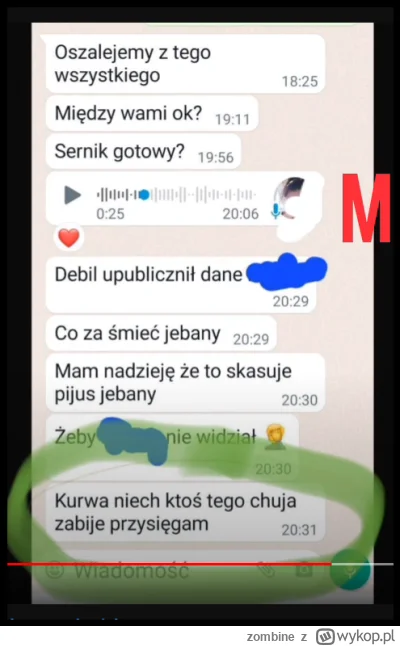 zombine - Trochę się wzruszyłem bo między groźbami karalnymi, załamaniem nerwowym i p...