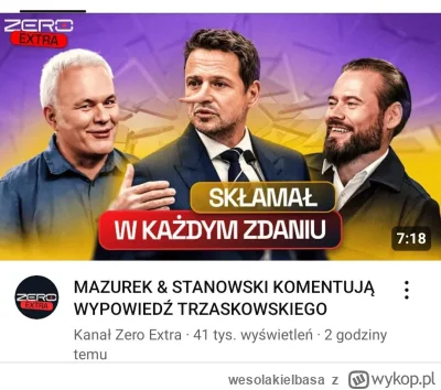 wesolakielbasa - A wiecie co dziś było i się zniknęło z kanału zero? #polityka