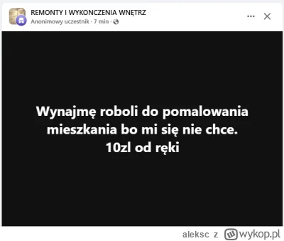 aleksc - Komuś się nudzi i co jakiś czas tworzy takie i podobne posty na grupie remon...