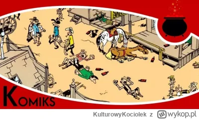 KulturowyKociolek - https://popkulturowykociolek.pl/recenzja-komiksu-lucky-luke-eliks...