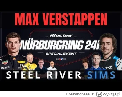 Doskanoness - #f1 Max Verstappen jedzie w wyścigu 24h Nurburgring