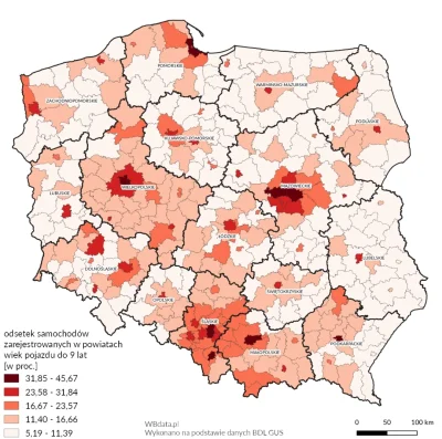 EditorTM - @galicjanin: W podkarpackim jeżdżą nowsze auta niż w dolnośląskim albo lub...