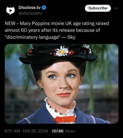 bastek66 - Czy ktoś z was ma pomysł co dyskryminującego jest w Mary Poppins? #disney ...