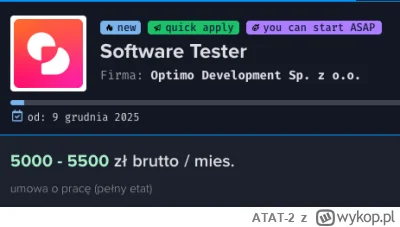 ATAT-2 - Idź do IT mówili 
NIe będziesz wiedział co z hajsem robić! mówili 

( ͡° ͜ʖ ...