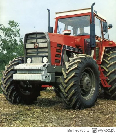 Matheo780 - Ciągniki IMT 5170 produkcji jugosłowiańskiej/serbskiej wyposażony w silni...