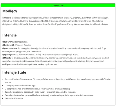 dendrofag - @Maaska, @paliusz, @meres, @yourgrandma, @Tino, @masakraman, @radar42, @Z...