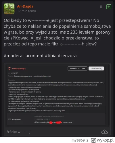 m76859 - @An-Dagda: co ciekawe, nie wiem o co Ci chodzi przez cenzurę xD