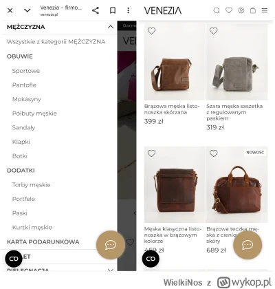 WielkiNos - >@WielkiNos: Co to jest męska torba

@Shadovek no przecież są całe działy...