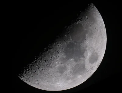 Antybristler - Moje dzisiejsze zdjęcie Księżyca. 

Teleskop Sky Watcher 150/750 EQ3-2...