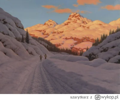 szarytkarz - "Cross-country ski-ing"
Ivan Fedorovich Choultsé (1874-1939)

#obrazy #m...