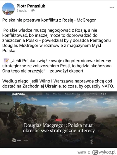 wshk - Jest knur, jest mysl polska, jest straszenie.
#ukraina #rosja #onuce