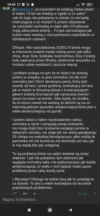 wankstain - co do edukacji seksualnej (czy tam zdrowotnej) w szkołach, pragnę zamieśc...