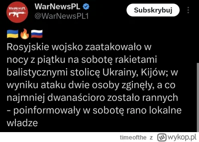 timeofthe - Ale przecież tam są dyskoteki, ludzie piją kawę, jaka wojna? Najwyżej coś...