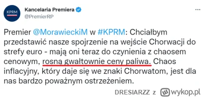 DRESIARZZ - Mateusz sądzi inaczej, 10 stycznia pisał...
Ceny paliwa rosną gwałtownie,...