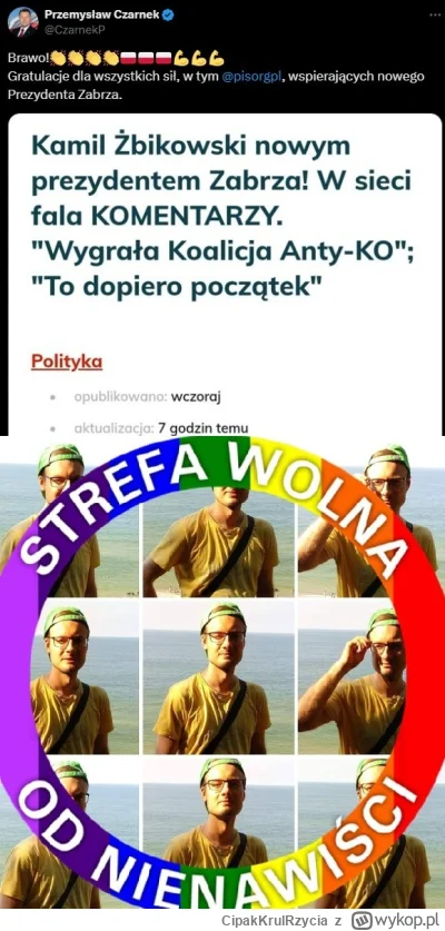 CipakKrulRzycia - #polityka #bekazpisu #zabrze #wybory #polska #lgbt
Ktoś z Zabrza mo...