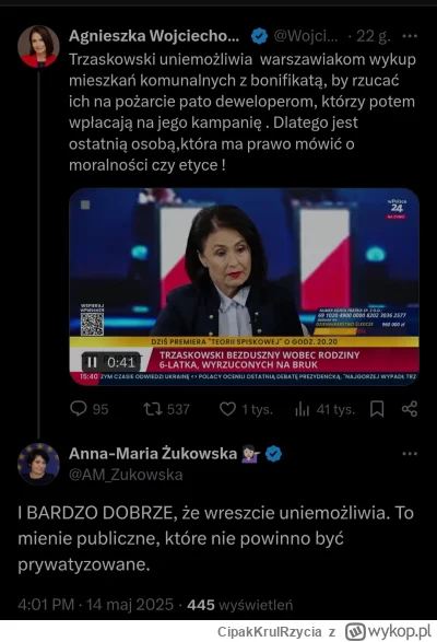 CipakKrulRzycia - #bekazpisu #polityka #zukowska