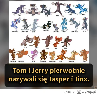 Ukiss - "Tom i Jerry" to kultowa amerykańska seria animowana stworzona w 1940 roku pr...