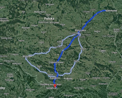 Cinoski - Skąd w ogóle pomysł map google bym cisnął w góry przez Wrocław? xD
#googlem...