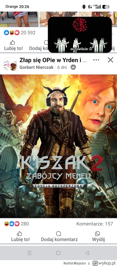 NathirMajster - #kiszak  oczywiście w komentarzach już się jakaś ludologiczna lesbijk...