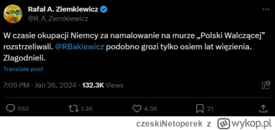czeskiNetoperek - Jak myślicie, jeśli Ziemkiewicz zobaczy kiedyś znak Polski Walczące...