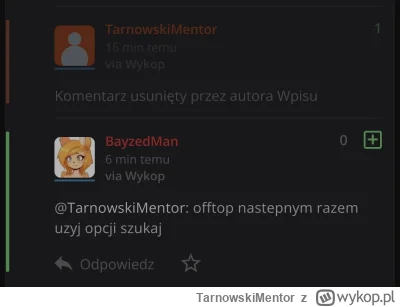 TarnowskiMentor - @BayzedMan to jest jednak jakiś ruski false flag. Chłop dziś zadał ...