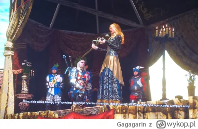 Gagagarin - Pasowanie Geralta na rycerza przez Marianne Szrajber ( ͡º ͜ʖ͡º) #wiedzmin...
