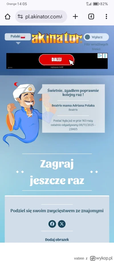 vabnn - #famemma po 20 pytaniach odgadł ( ͡° ͜ʖ ͡°)