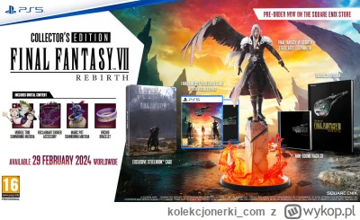 kolekcjonerki_com - Poznaliśmy specjalne wydania Final Fantasy VII Rebirth. Kolekcjon...