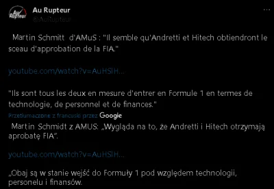 SpongeBobertKanciastoRenki - #f1 Martin Schmitt podaje że Andretti i Hitech 11 i 12 z...