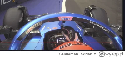 Gentleman_Adrian - #f1 Na ekranie pu12, ewidentnie przeszarżował i spalił sprzęgło......
