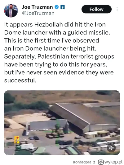 konradpra - #izrael #bliskiwschod #hezbollah

Izraelska Iron Dome: -1.
Wygląda na to ...