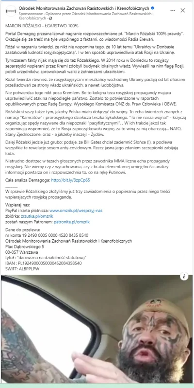 KwadratF1 - #ukraina  #ruskapropaganda #wojna #ksw #mma
Niestety zbłądzil. Kiedyś boh...