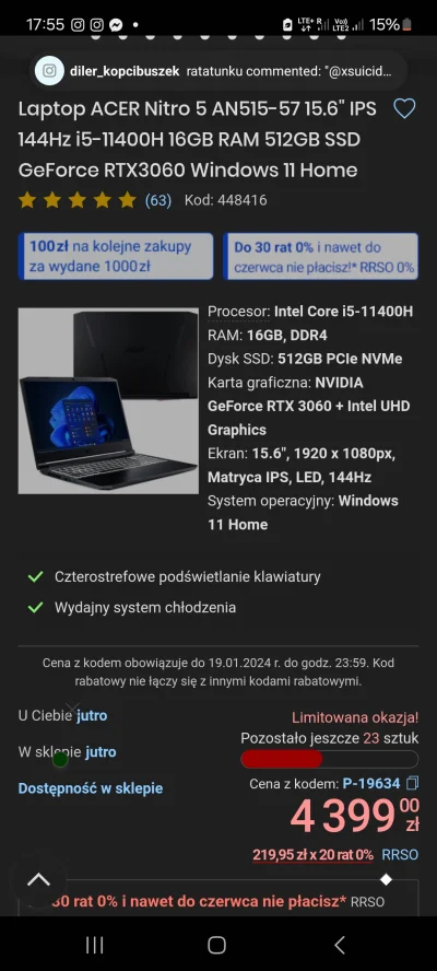 PurpleKush - ogarnia ktoś #laptopy gamingowe? 

potrzebuję głównie do edycji filmików...