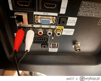 pat37 - Podłączyłem sobie za pomocą kabla RCA głośniki r1700bts do telewizora Samsung...