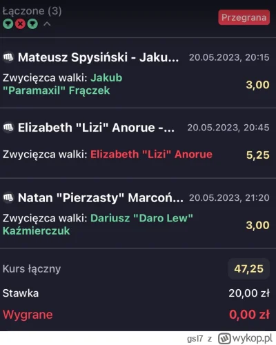 gsl7 - @edenmar: jo, ja podobnie. Lubie se postawic z 15-20zl na jakies #!$%@? wysoki...