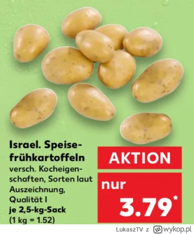 LukaszTV - Ziemniaki z Izraela w Niemieckim Kauflandzie? Czemu nie xd
#izrael #kaufla...