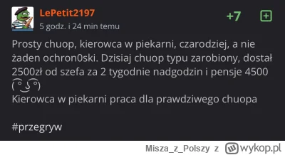 MiszazPolszy - Przypominam że siedzimy tutaj z ludźmi zarabiającymi 7 k netto którzy ...