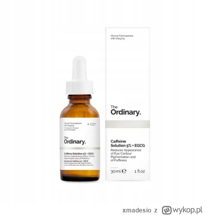 xmadesio - #rozowepaski #kosmetyki
Ordinary Caffeine Solution 5%

Działa to na cienie...