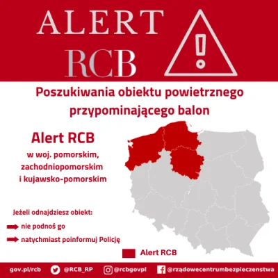 Ksemidesdelos - to odnośnie tego alertu żeby wezwać służby jak się znajdzie balon