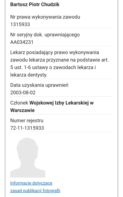 jakubeskulap - I jeszcze do tego 
WOJSKOWY LEKARZ 
....