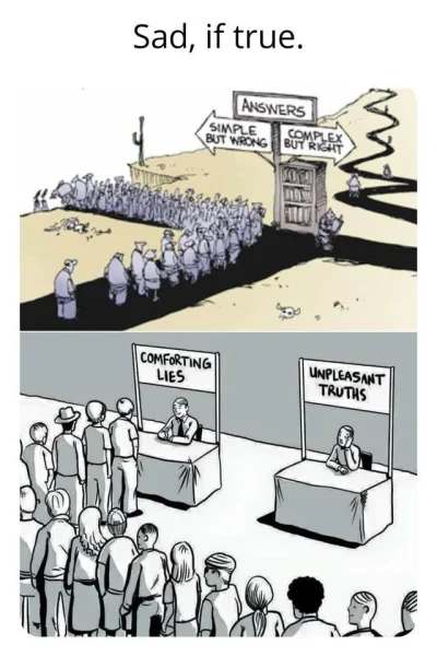 kubako - >ludzie potrzebują religii, bo ta daje im łatwe odpowiedzi na trudne tematy ...