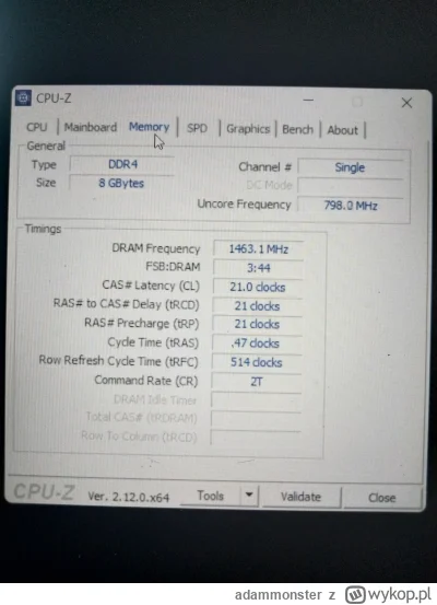 adammonster - Cześć. Mam laptop Asus Tuf Gaming F15 FX506LHB i chciałbym dołożyć więc...
