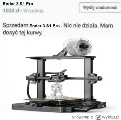 Snowdr0p - #druk3d #drukarki3d #humorobrazkowy