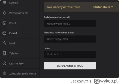 JackSnuff - @Widur: @daktyle możliwe, że nie założysz, ale możesz zmienić, ogólnie z ...