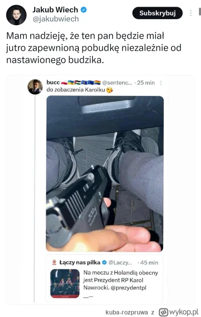 kuba-rozpruwa - A wy się później dziwicie że przegrywamy wojnę narracyjną z pisem. No...